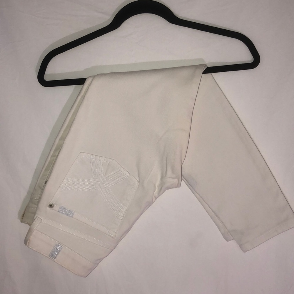 White 7 for all mankind jeans